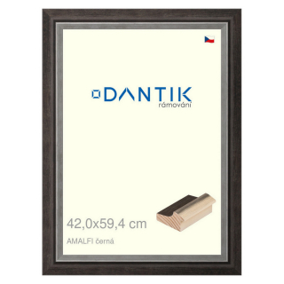 DANTIK rámeček 42x59,4 | AMALFI černá (Plexi Čiré)