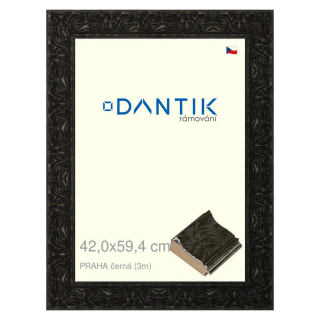 DANTIK rámeček 42x59,4 | PRAHA černá (Plexi Čiré)