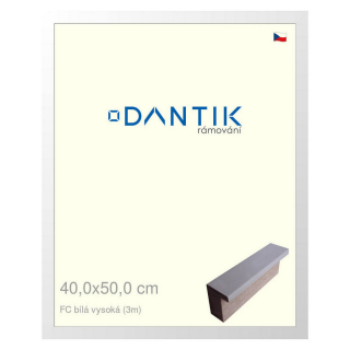 DANTIK rámeček 40x50 | FC Bílá vysoká (Sklo Čiré)