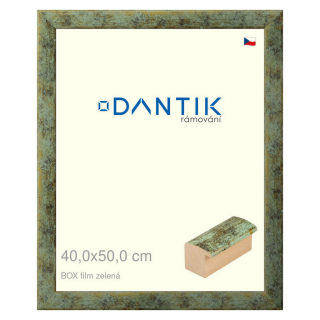DANTIK rámeček 40x50 | BOX filmzelená (Sklo Čiré)