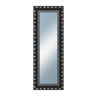 DANTIK Zrcadlo 50x140 ROKOKO černá lesklá