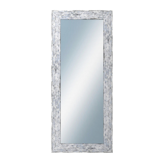 DANTIK Zrcadlo 60x140 Travertino stříbrné
