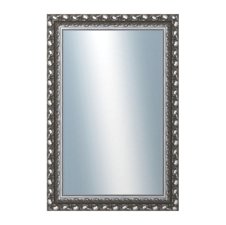 DANTIK Zrcadlo 80x120 ROKOKO grafitová