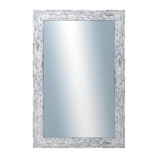 DANTIK Zrcadlo 80x120 Travertino stříbrné