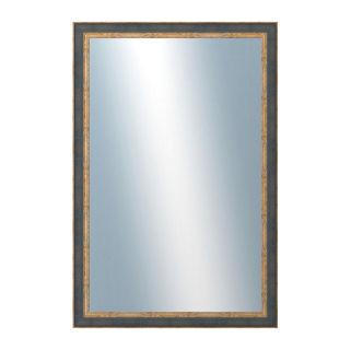 DANTIK Zrcadlo 80x120 ZVRATNÁ modrozlatá plast