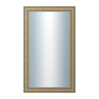 DANTIK Zrcadlo 60x100 ZVRATNÁ bílozlatá plast