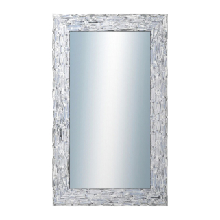 DANTIK Zrcadlo 60x100 Travertino stříbrné