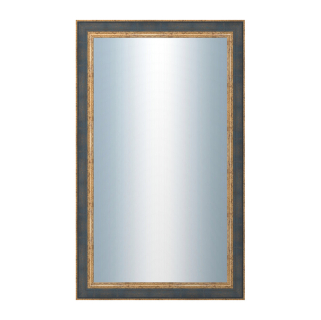 DANTIK Zrcadlo 60x100 ZVRATNÁ modrozlatá plast