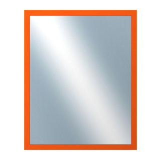 DANTIK Zrcadlo 40x50 PASTELKA oranžová rovná
