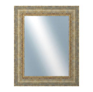 DANTIK Zrcadlo 40x50 ZVRATNÁ bílozlatá plast