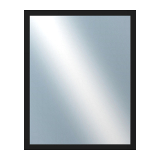 DANTIK Zrcadlo 40x50 PERLA černá lesklá vysoká