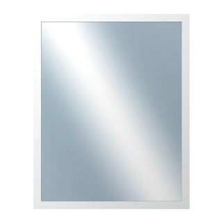 DANTIK Zrcadlo 40x50 PERLA bílá lesklá vysoká
