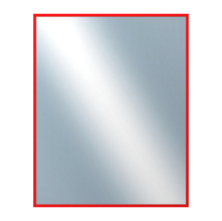 DANTIK Zrcadlo 40x50 Profil 01 | červená
