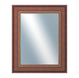 DANTIK Zrcadlo 40x50 ANGLIE hnědá Au linka