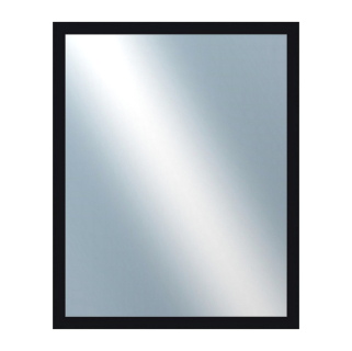 DANTIK Zrcadlo 40x50 PASTELKA černá rovná