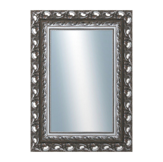 DANTIK Zrcadlo 50x70 ROKOKO grafitová