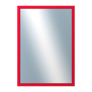 DANTIK Zrcadlo 50x70 BOX červená mořená
