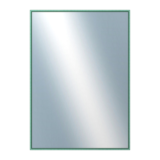 DANTIK Zrcadlo 50x70 | Hliníkový profil 02 | zelená m.