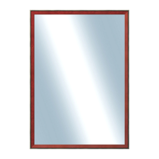 DANTIK Zrcadlo 50x70 Inclinata colori červená