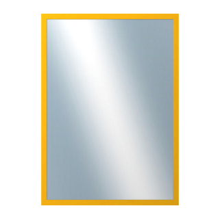 DANTIK Zrcadlo 50x70 PERLA žlutá lesklá vysoká