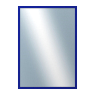 DANTIK Zrcadlo 50x70 PERLA modrá lesklá vysoká