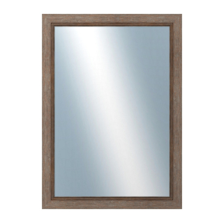 DANTIK Zrcadlo 50x70 CARRARA hnědá