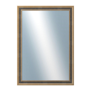 DANTIK Zrcadlo 50x70 TOOTH malá zlato černá