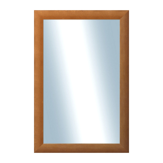 DANTIK Zrcadlo 40x60 LEDVINKA světle hnědá