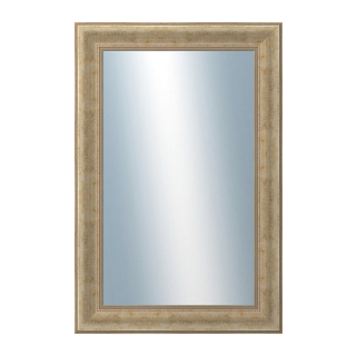 DANTIK Zrcadlo 40x60 KŘÍDLO malé zlaté patina