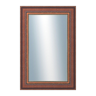DANTIK Zrcadlo 40x60 ANGLIE hnědá Au linka