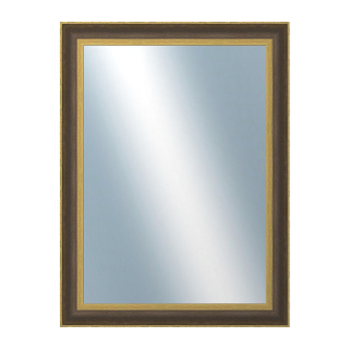 DANTIK Zrcadlo 60x80 ZVRATNÁ černozlatá plast