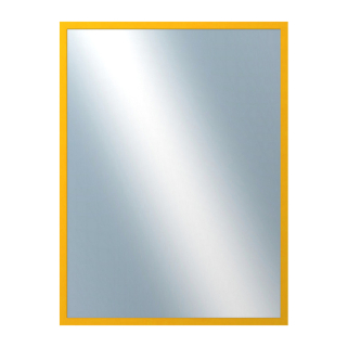 DANTIK Zrcadlo 60x80 PERLA žlutá lesklá vysoká