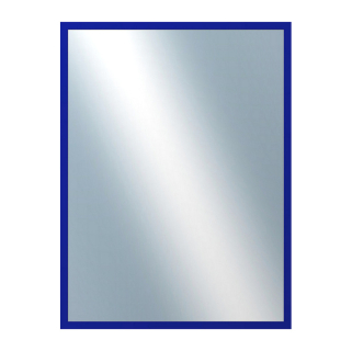 DANTIK Zrcadlo 60x80 PERLA modrá lesklá vysoká