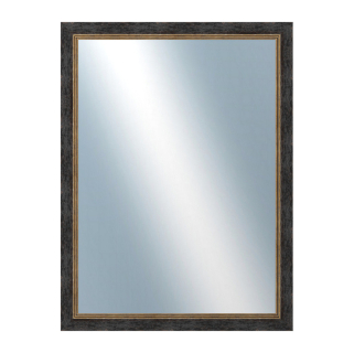 DANTIK Zrcadlo 60x80 CARRARA hnědočerná