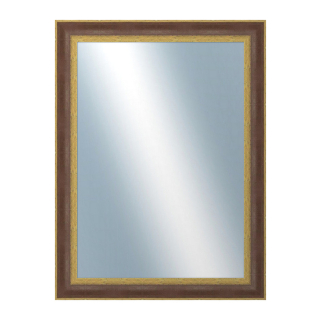 DANTIK Zrcadlo 60x80 ZVRATNÁ červenozlatá plast