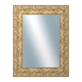 DANTIK Zrcadlo 70x90 KŘÍDLO zdobné zlaté