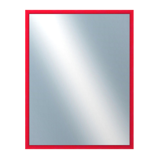 DANTIK Zrcadlo 70x90 BOX červená mořená