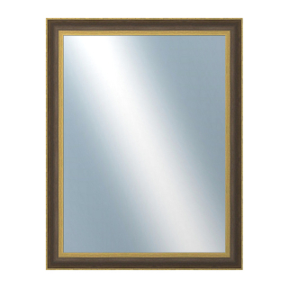 DANTIK Zrcadlo 70x90 ZVRATNÁ černozlatá plast