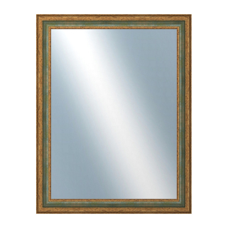 DANTIK Zrcadlo 70x90 HRAD zelená