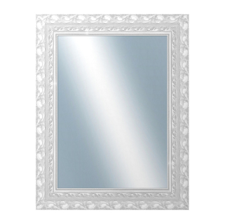 DANTIK Zrcadlo 70x90 ROKOKO stříbrná házená