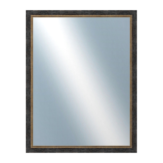 DANTIK Zrcadlo 70x90 CARRARA hnědočerná