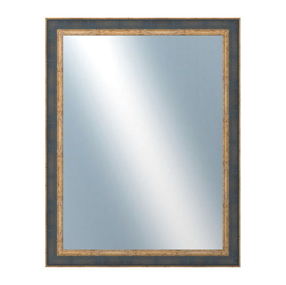 DANTIK Zrcadlo 70x90 ZVRATNÁ modrozlatá plast