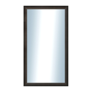 DANTIK Zrcadlo 50x90 LEDVINKA tmavě hnědá