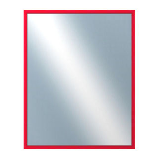 DANTIK Zrcadlo 80x100 BOX červená mořená