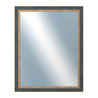 DANTIK Zrcadlo 80x100 ZVRATNÁ modrozlatá plast