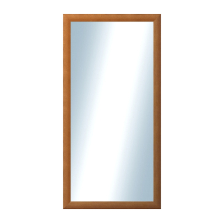 DANTIK Zrcadlo 50x100 LEDVINKA světle hnědá