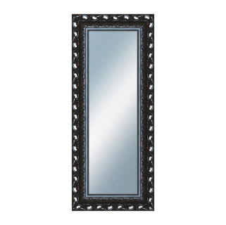 DANTIK Zrcadlo 50x120 ROKOKO černá lesklá