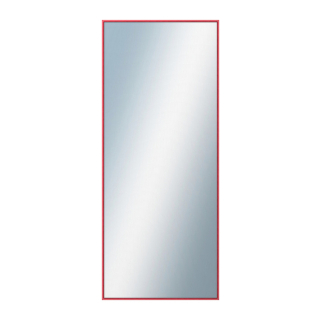 DANTIK Zrcadlo 50x120 | Hliníkový profil 02 | červená m.