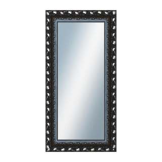 DANTIK Zrcadlo 60x120 ROKOKO černá lesklá