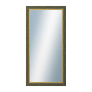 DANTIK Zrcadlo 60x120 ZVRATNÁ zelenozlatá plast